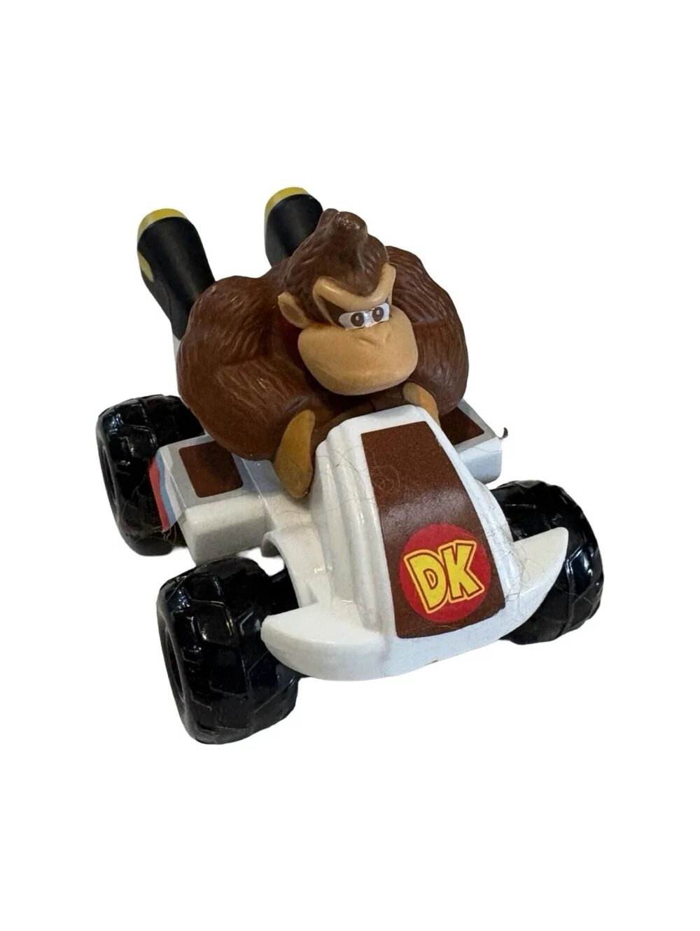 Donkey Kong Kart Happy Meal Toy McDonalds 2024 White 3 inch DK